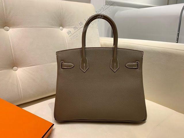 Hermes女包 愛馬仕Birkin Hermes鉑金包 togo小牛皮 半手工蠟線縫製 Hermes手提女包  am1880